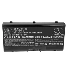 Compatible battery replacement for Schenker PB50BAT-6,PB50BAT-6-62