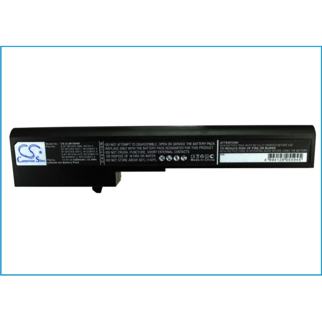 Notebook battery CLEVO MobiNote M725S