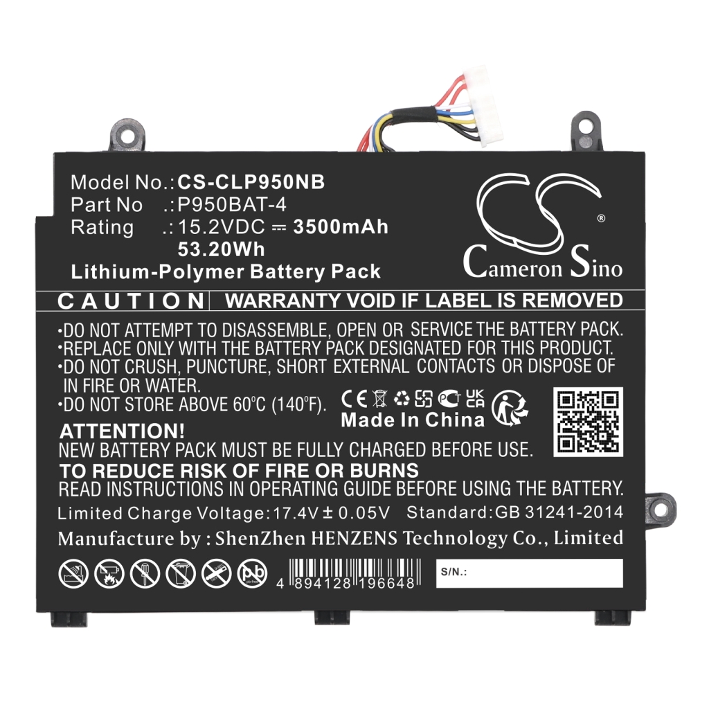 Notebook battery Schenker CS-CLP950NB