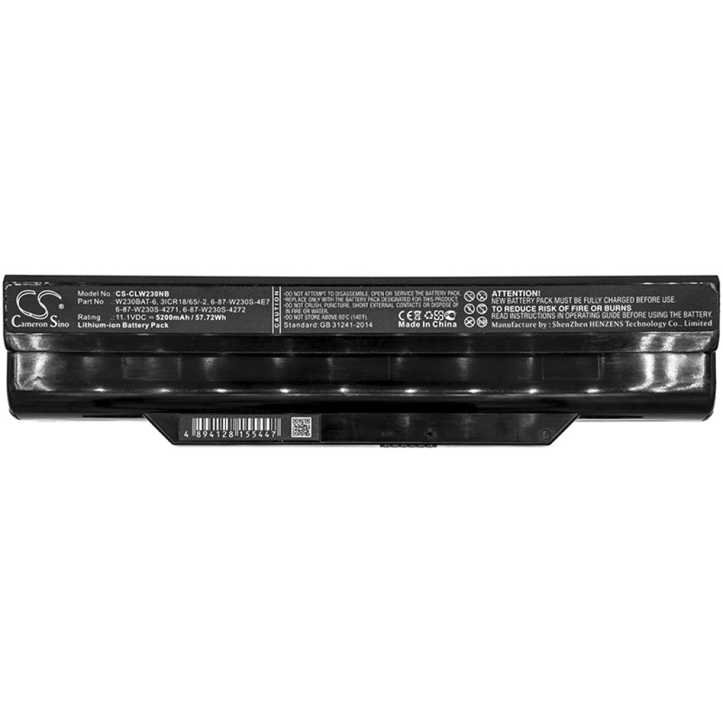 Notebook battery HASEE CS-CLW230NB