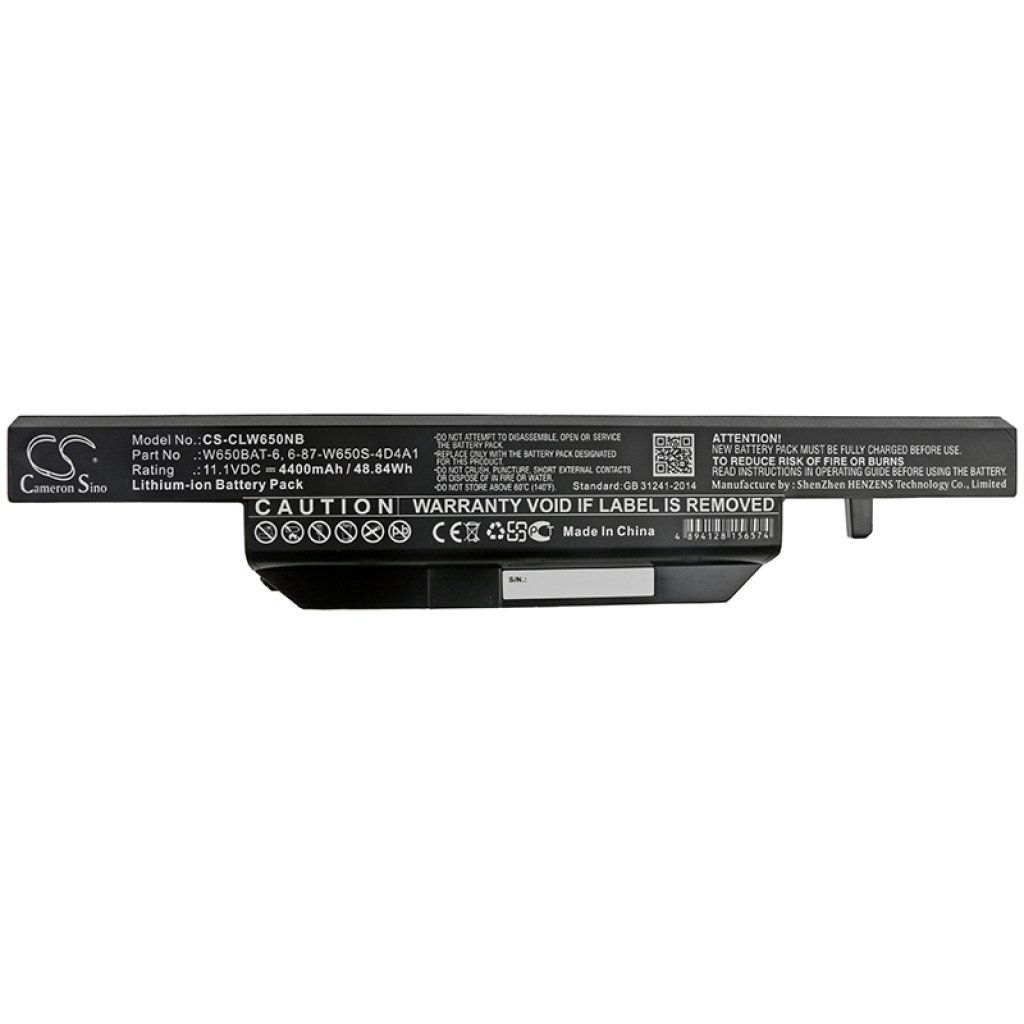 Notebook battery Gigabyte CS-CLW650NB