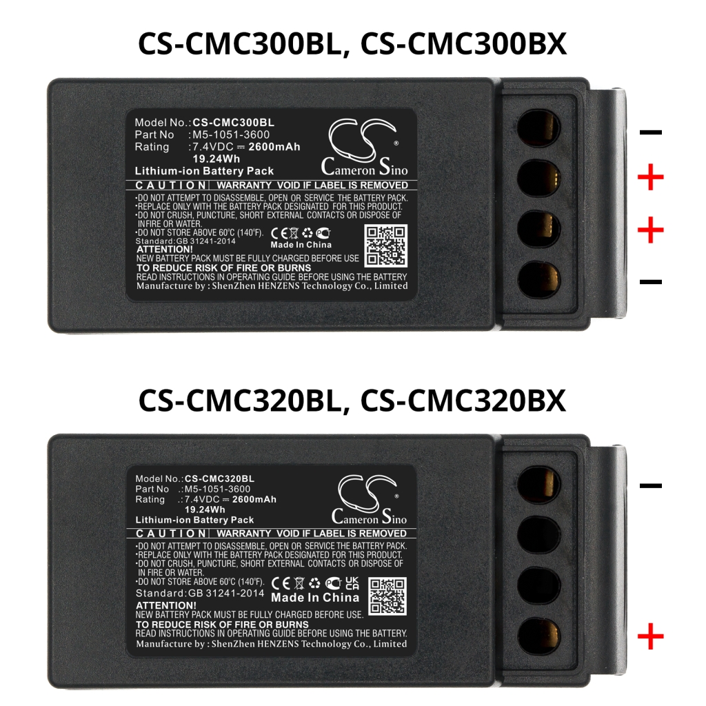 Battery Replaces M5-1051-3600