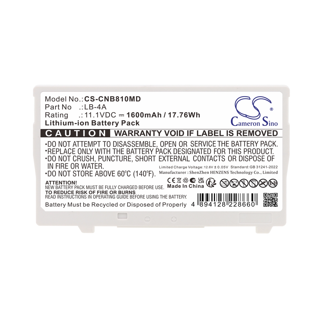 Bateria kompatybilny z Canon CS-CNB810MD