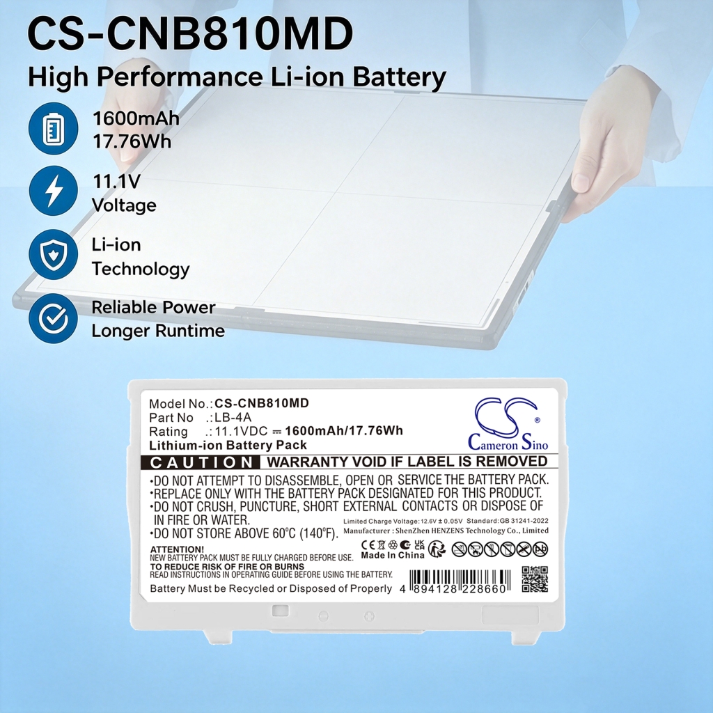 Bateria kompatybilny z Canon CS-CNB810MD