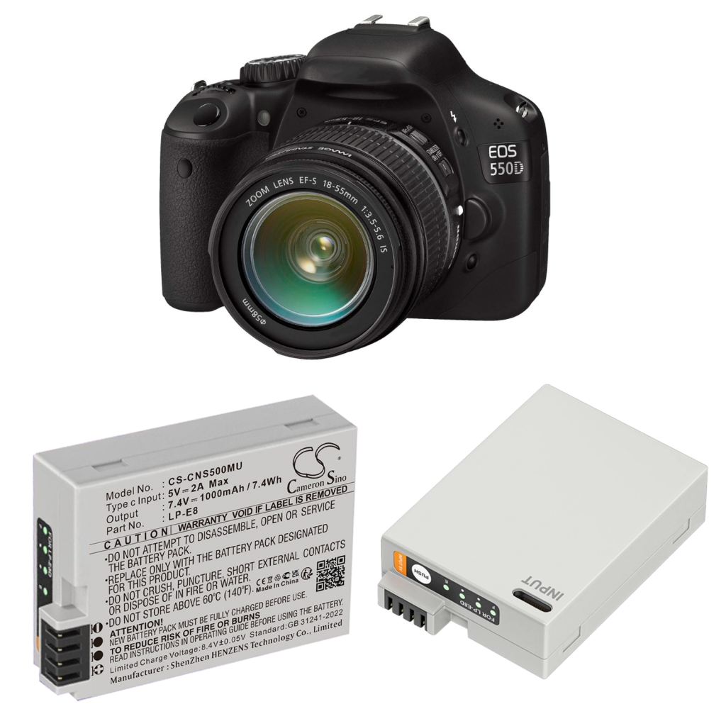 Battery Replaces LP-E8
