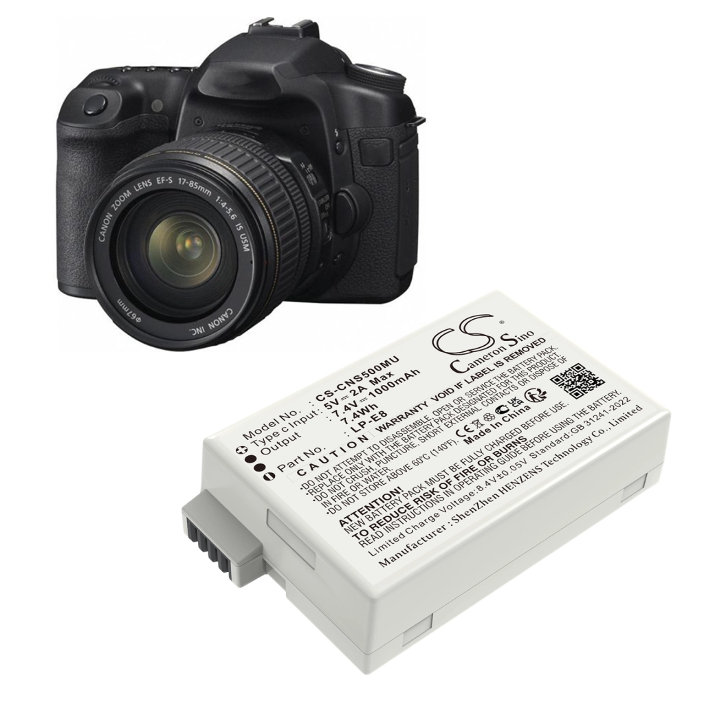 Battery Replaces LP-E8