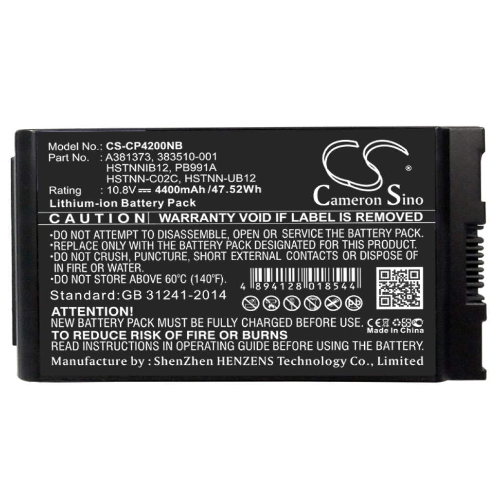 Notebook battery HP CS-CP4200NB