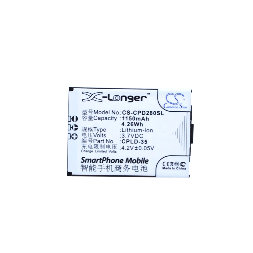 Baterie do telefonów komórkowych Coolpad CS-CPD280SL