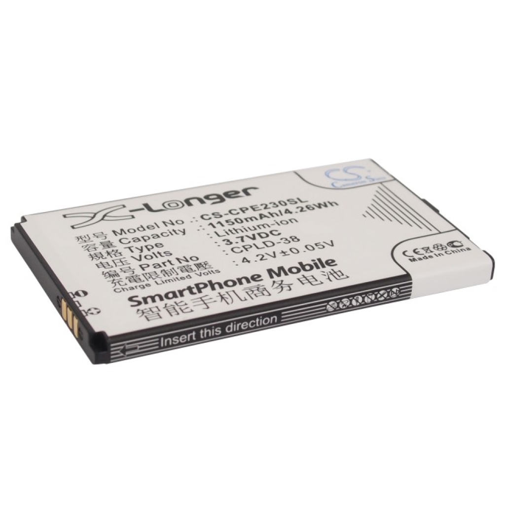 Baterie do telefonów komórkowych Coolpad CS-CPE230SL