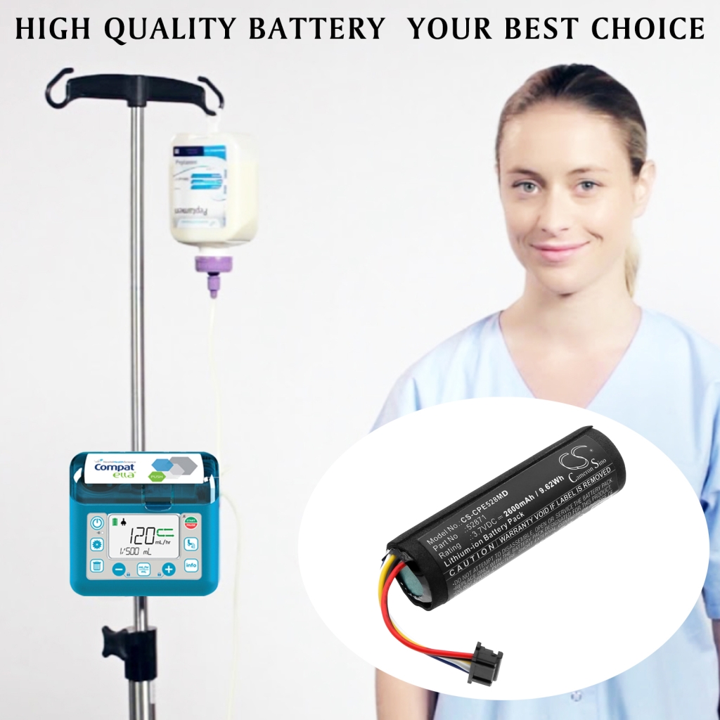 Medical Battery Compat ella CS-CPE528MD
