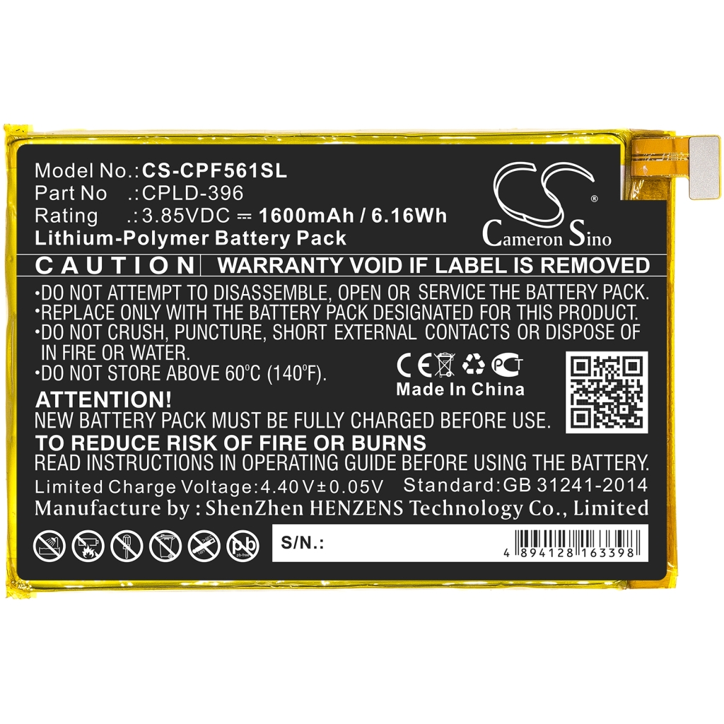Baterie do telefonów komórkowych Coolpad CS-CPF561SL