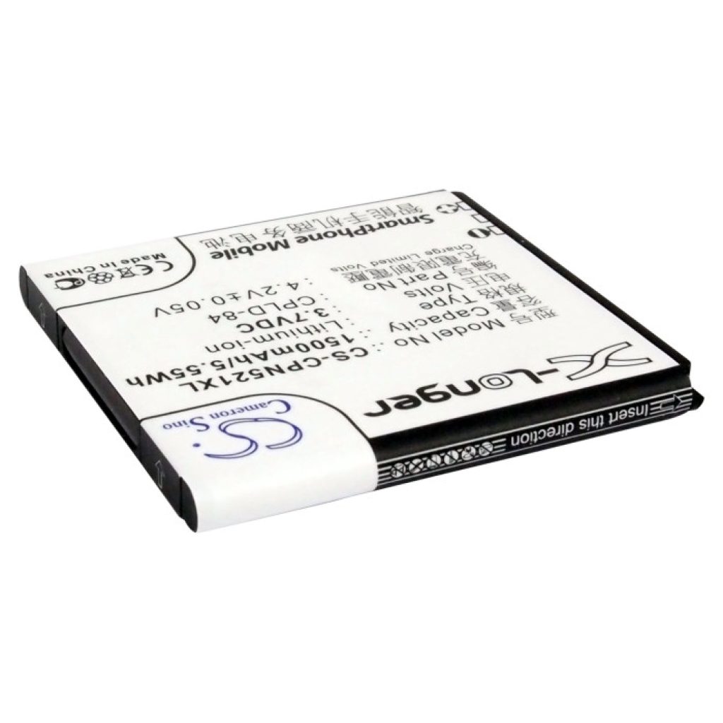 CS-CPN521XL skośna tylna etykieta 1500mAh 3,7VDC CPLD-84 Cameron Sino