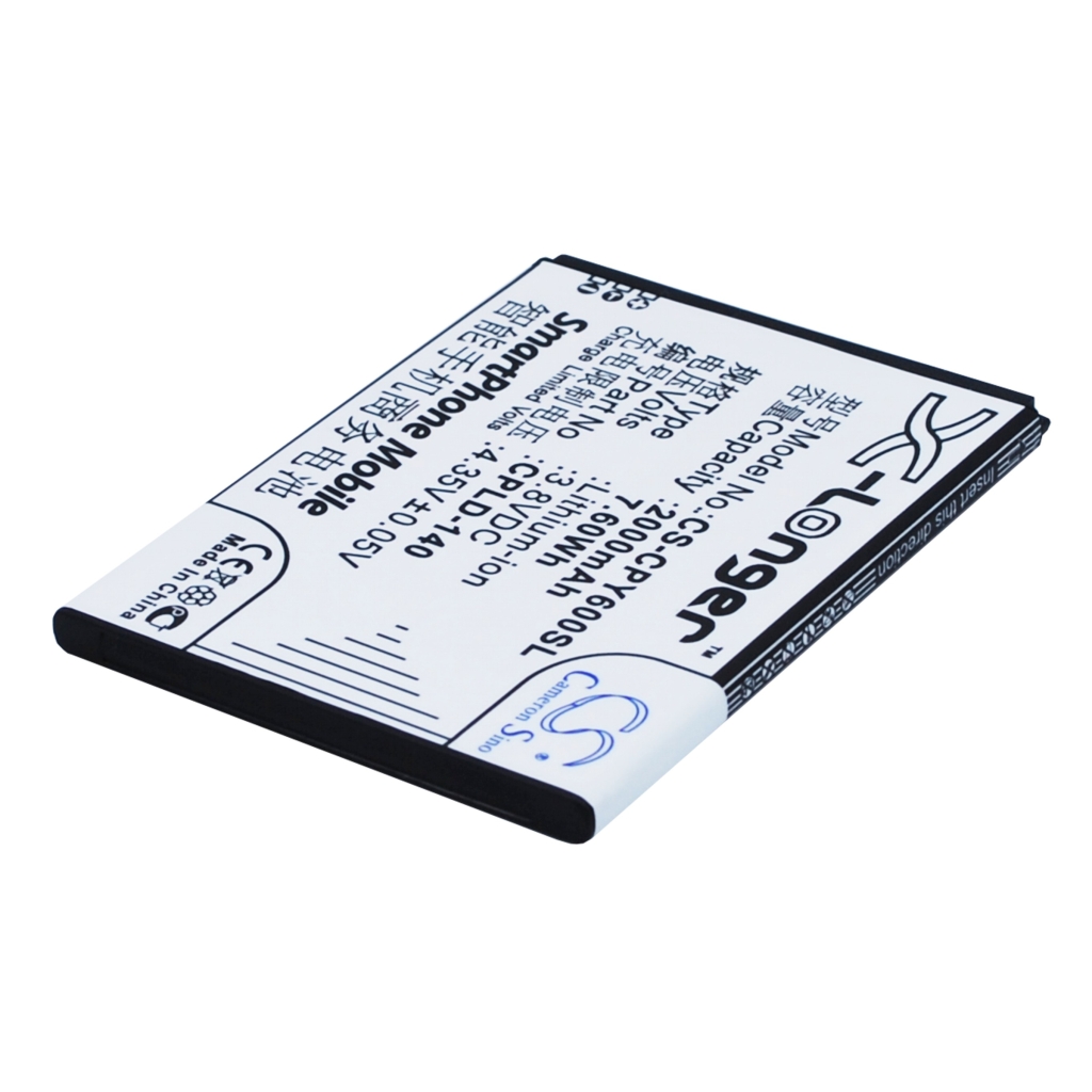 Bateria Cameron Sino CS-CPY600SL, tylna etykieta 2000mAh 3,8V