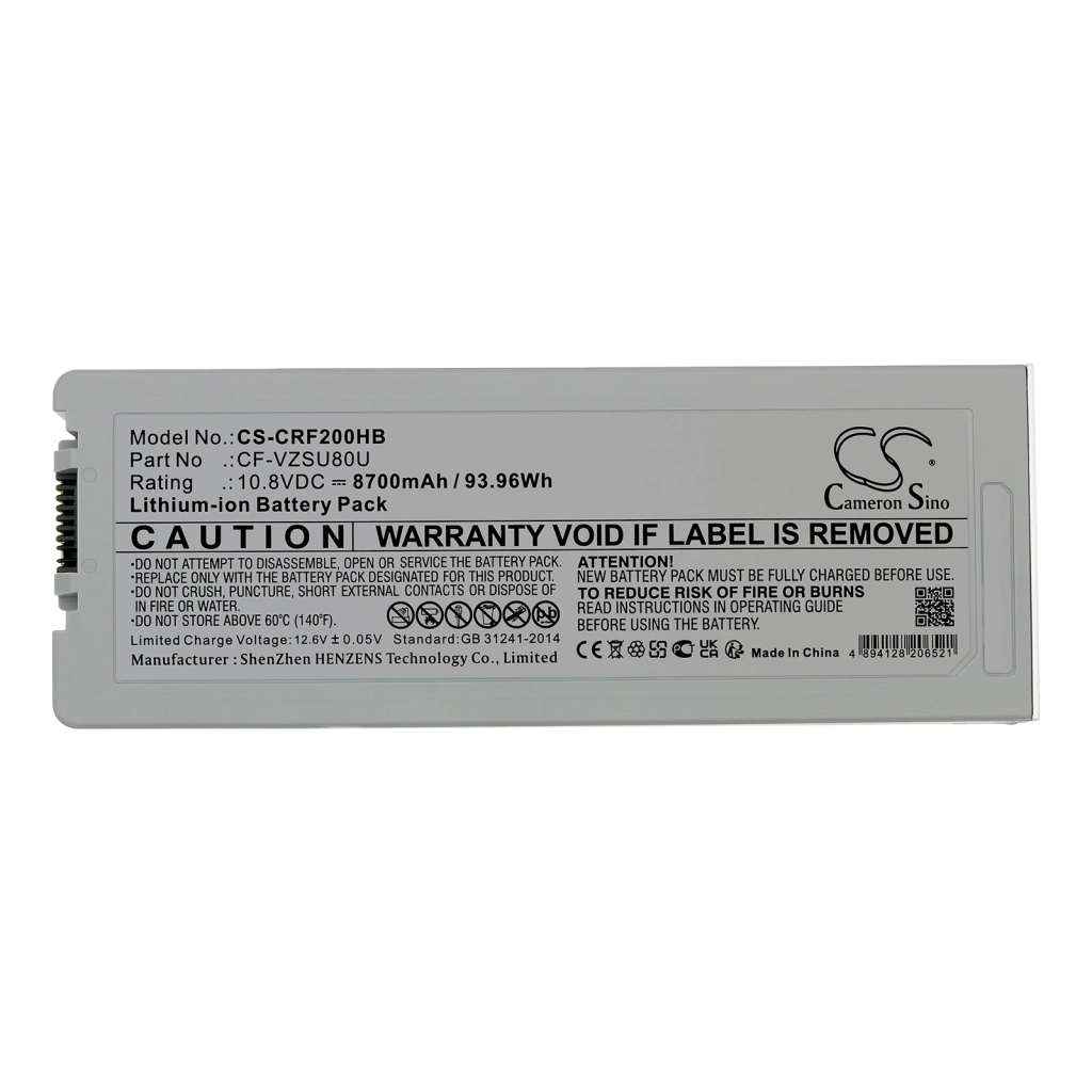Battery Replaces CF-VZSU80U