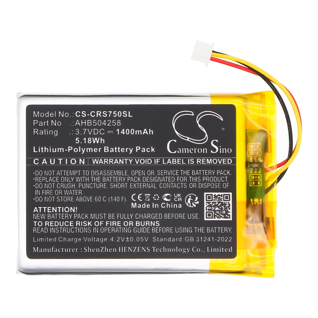 Wireless Headset Battery Corsair CS-CRS750SL
