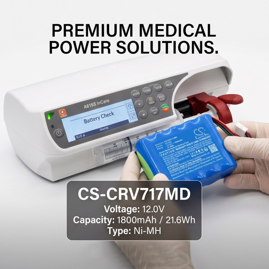 Battery for Codan Argus infusion pump 717