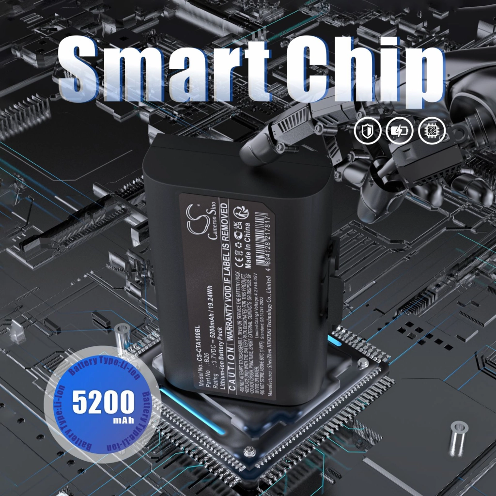 Compatible battery replacement for Castles B26