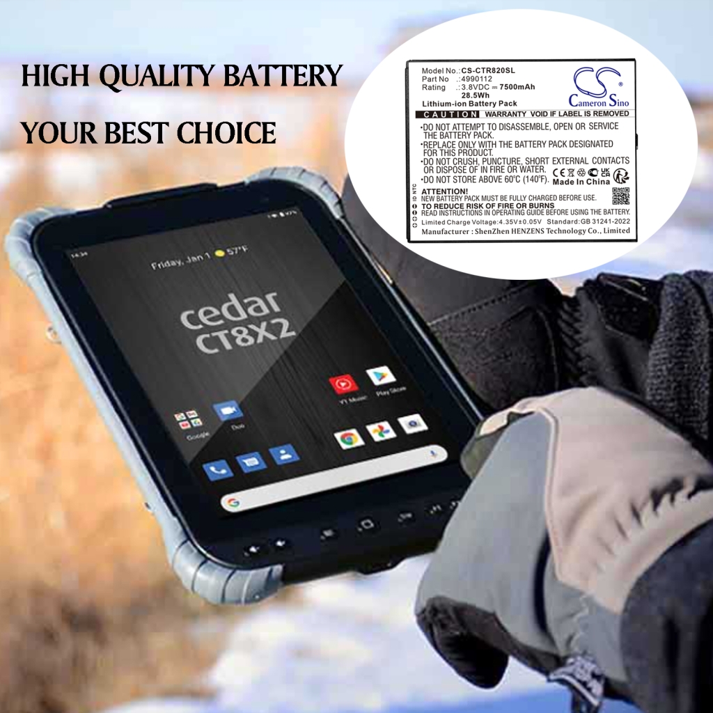 Equipment Battery Cedar CS-CTR820SL