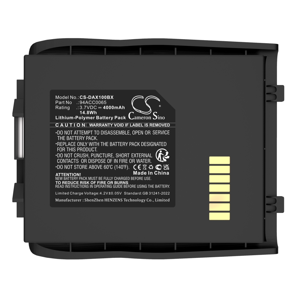 BarCode, Scanner Battery Datalogic CS-DAX100BX