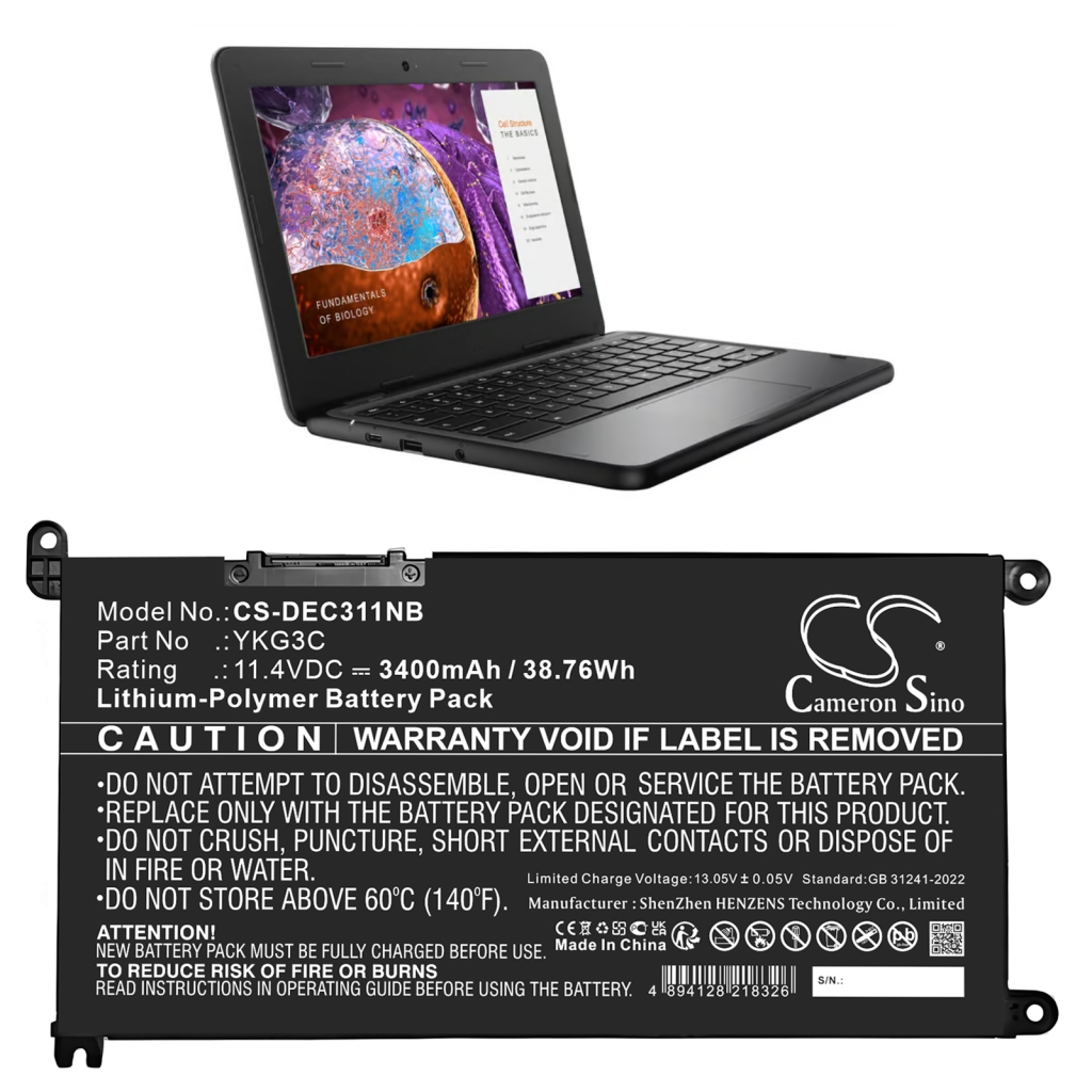 Notebook battery DELL CS-DEC311NB