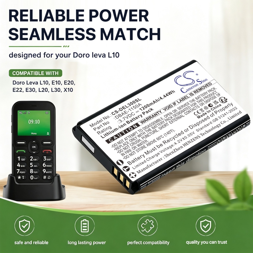 Battery for Doro Leva E22