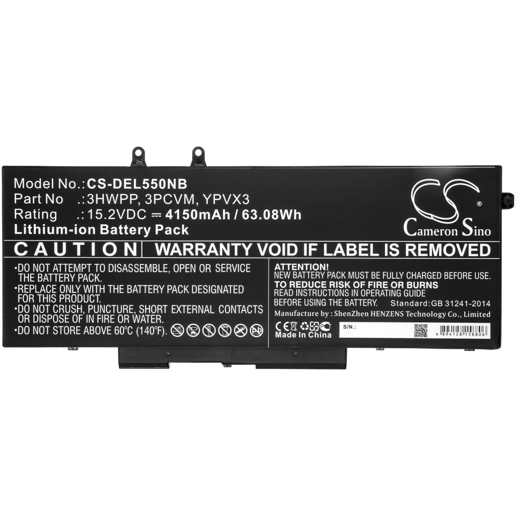Bateria kompatybilny z DELL CS-DEL550NB