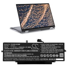 Compatible battery replacement for DELL 05Y3T9,47XV3,5Y3T9,GK1M0