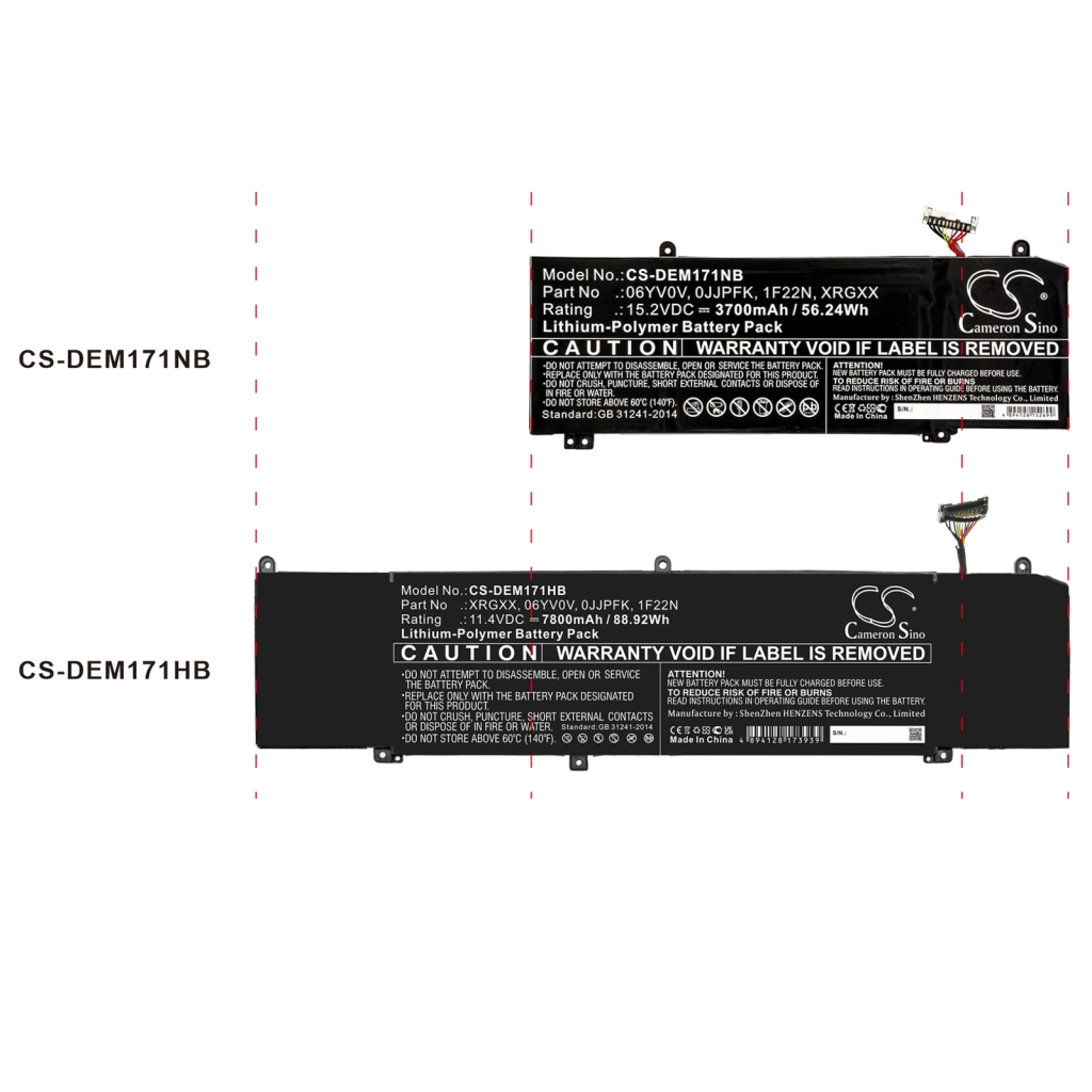 Bateria do notebooków DELL ALIENWARE M17 2019