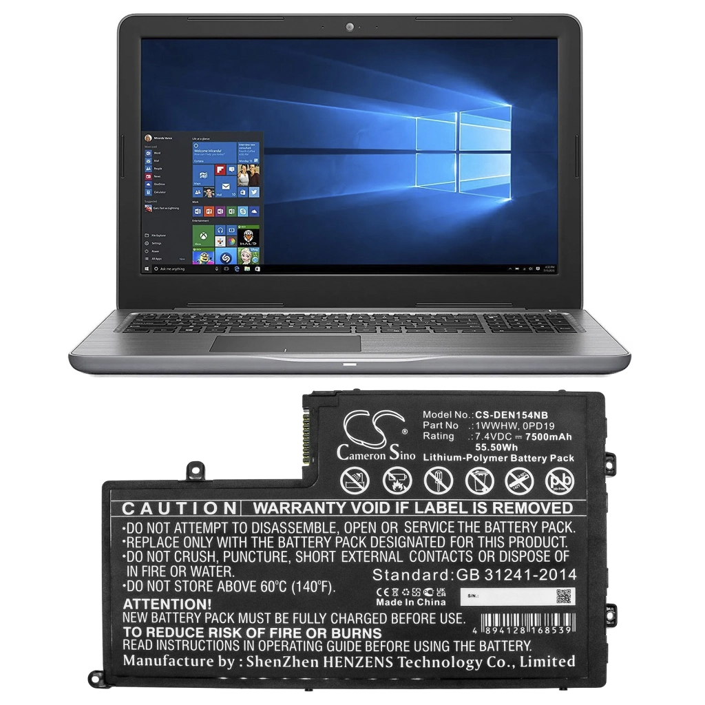 Notebook battery DELL INSPIRON INS14LD-2528B
