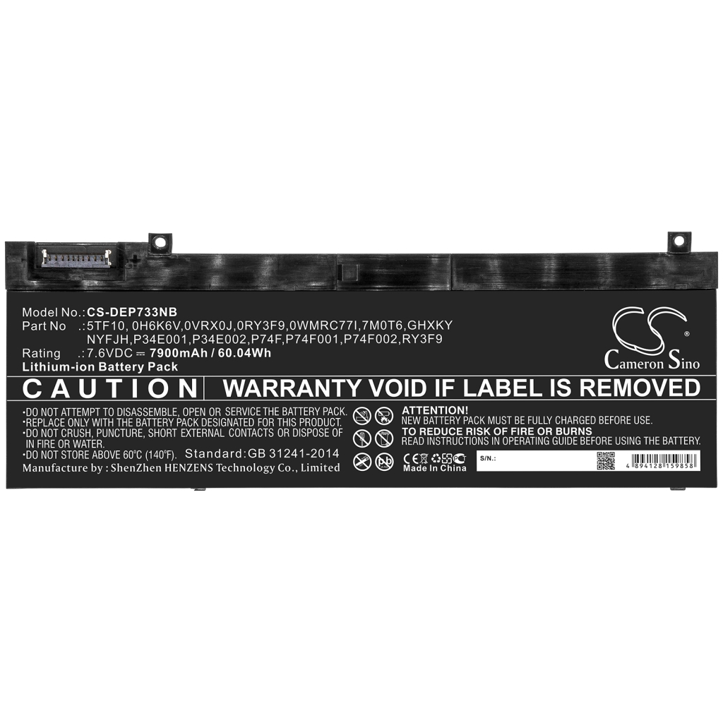 Bateria do notebooków DELL Precision 7530