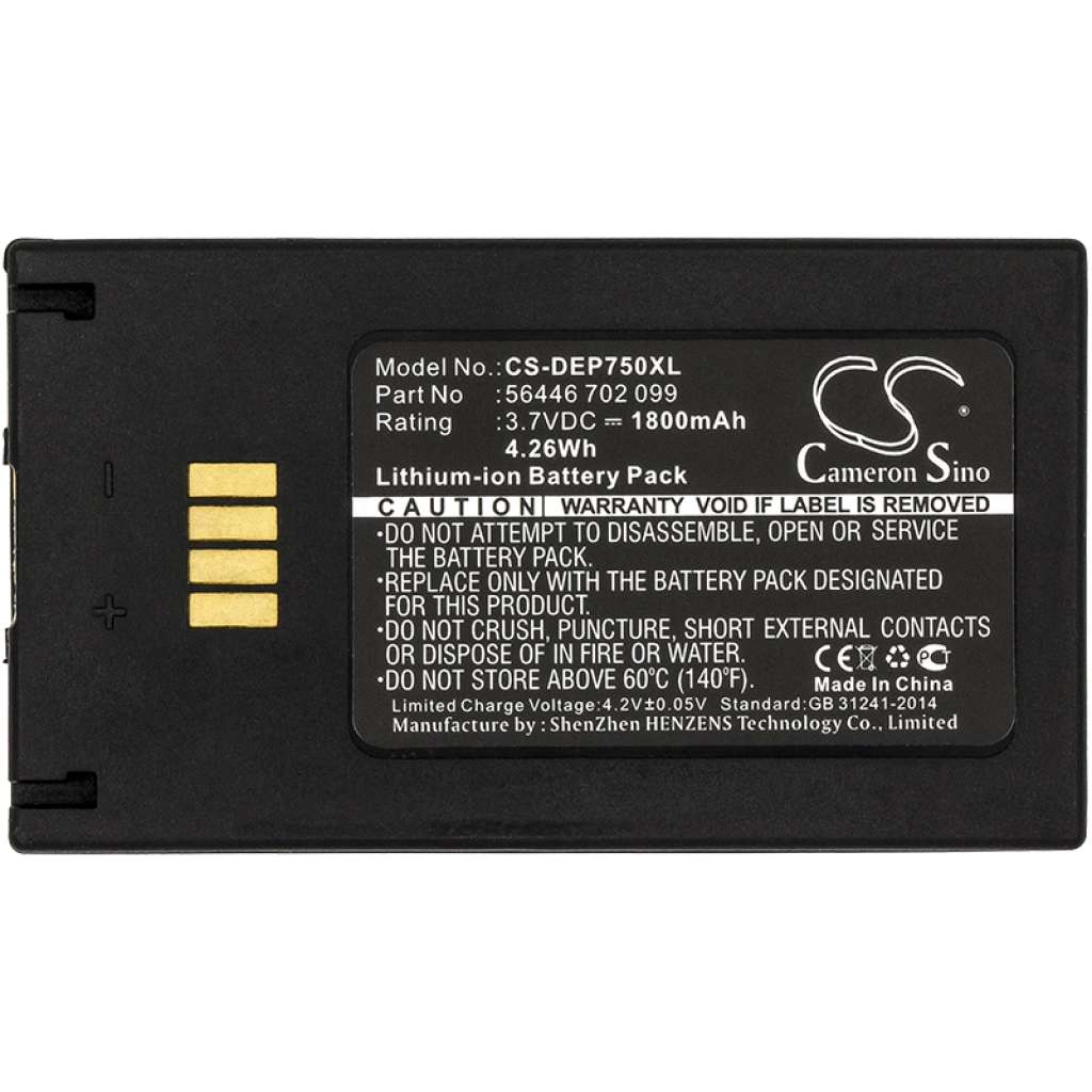 BarCode, Scanner Battery Vokkero CS-DEP750XL