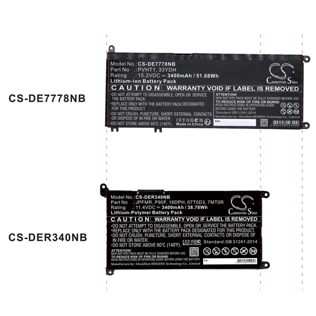 Battery Replaces 1VX1H