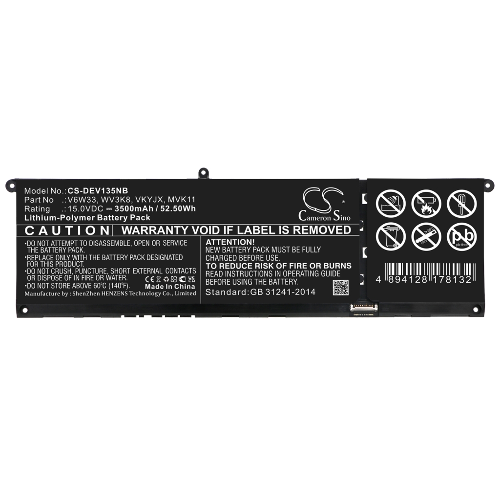 Bateria do notebooków DELL CS-DEV135NB
