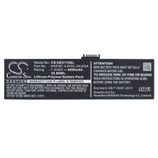 Compatible battery replacement for DELL 0VJF0X,HXFHF,VJF0X