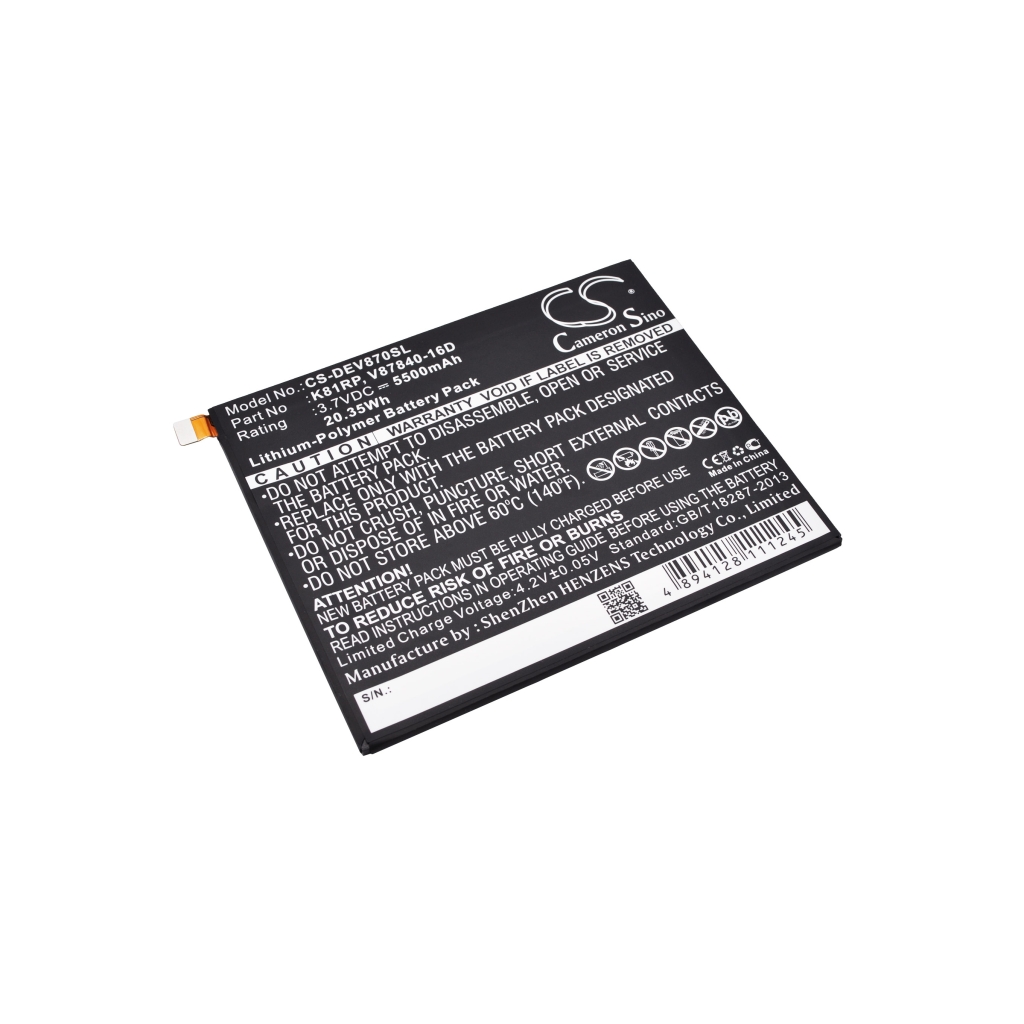 Baterie do tabletów DELL CS-DEV870SL