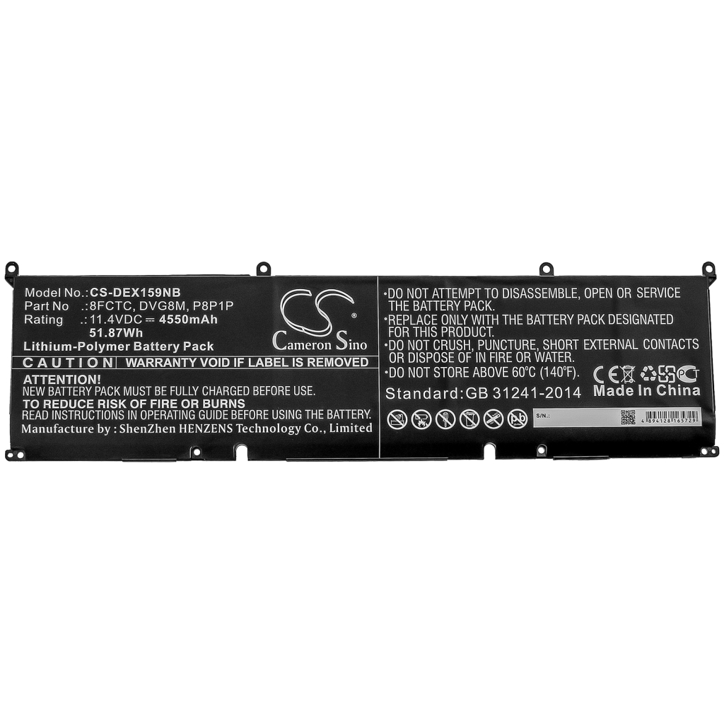 Bateria do notebooków DELL CS-DEX159NB