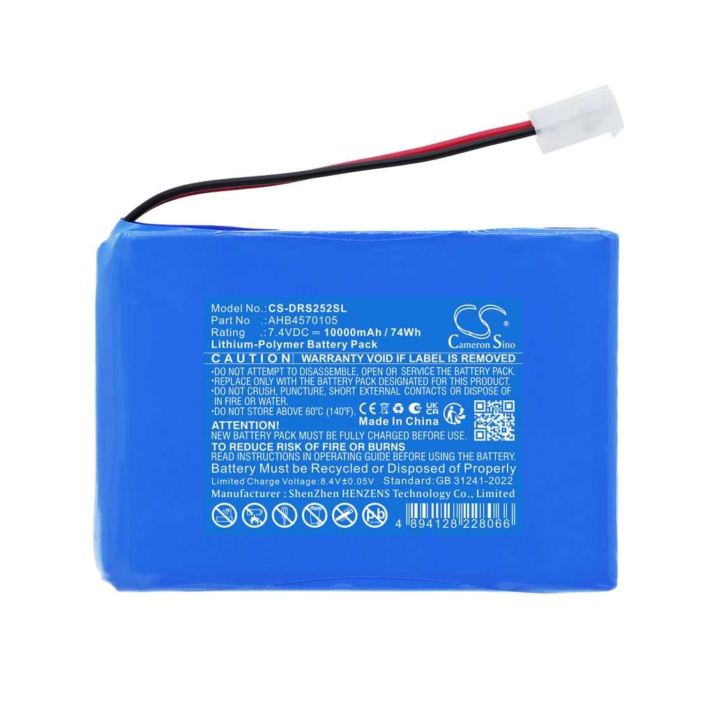 Battery for Deviser DS2500C