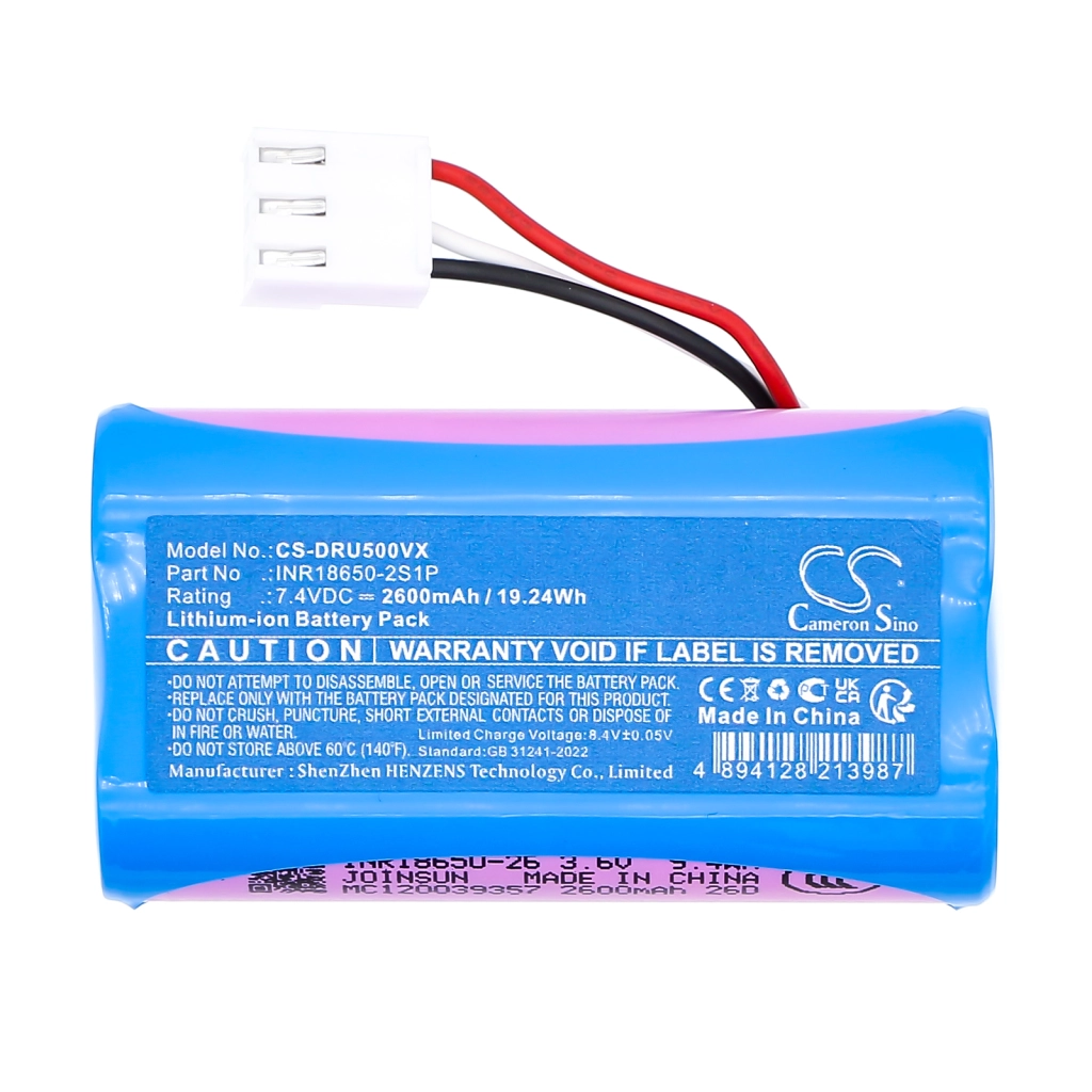 Battery Replaces INR18650-2S1P