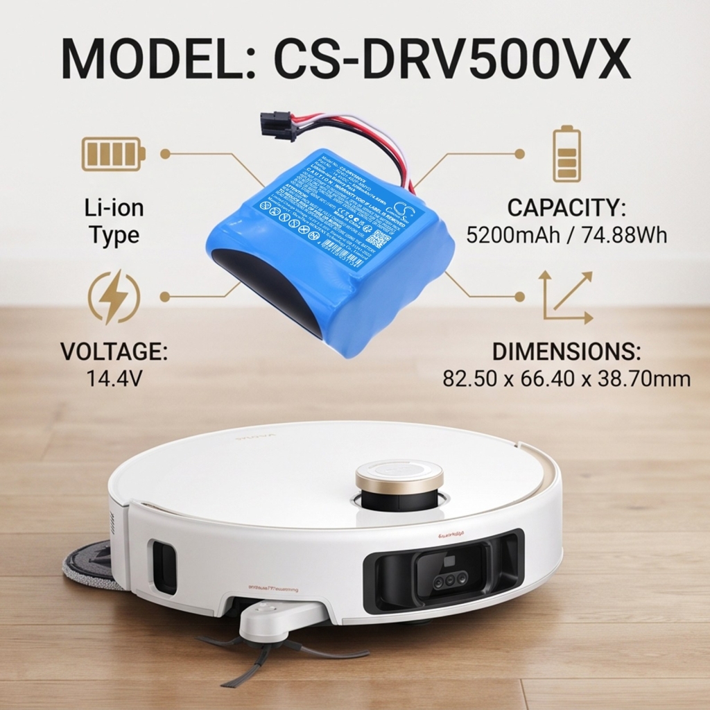 Bateria kompatybilny z Mova CS-DRV500VX