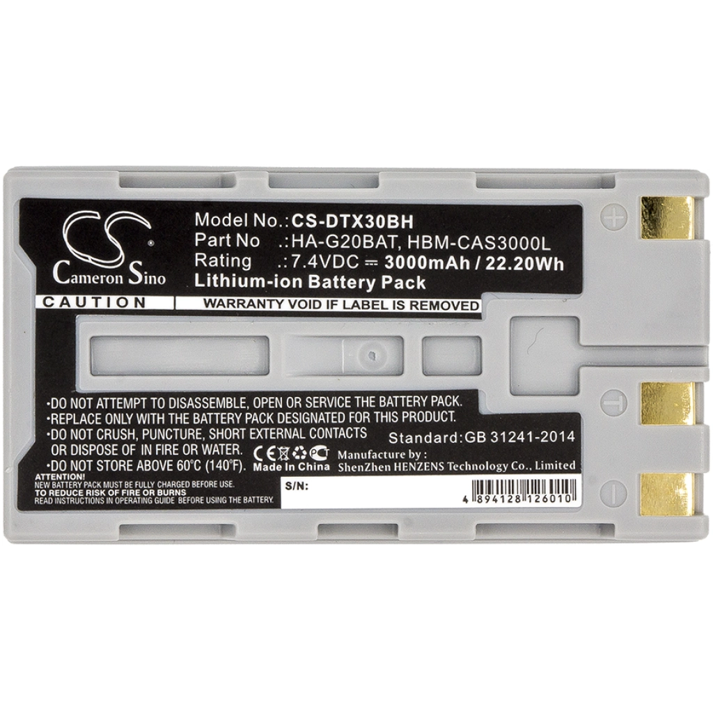 BarCode, Scanner Battery Casio DT-X30