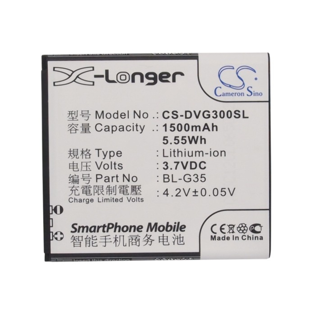 Bateria kompatybilny z DOOV CS-DVG300SL