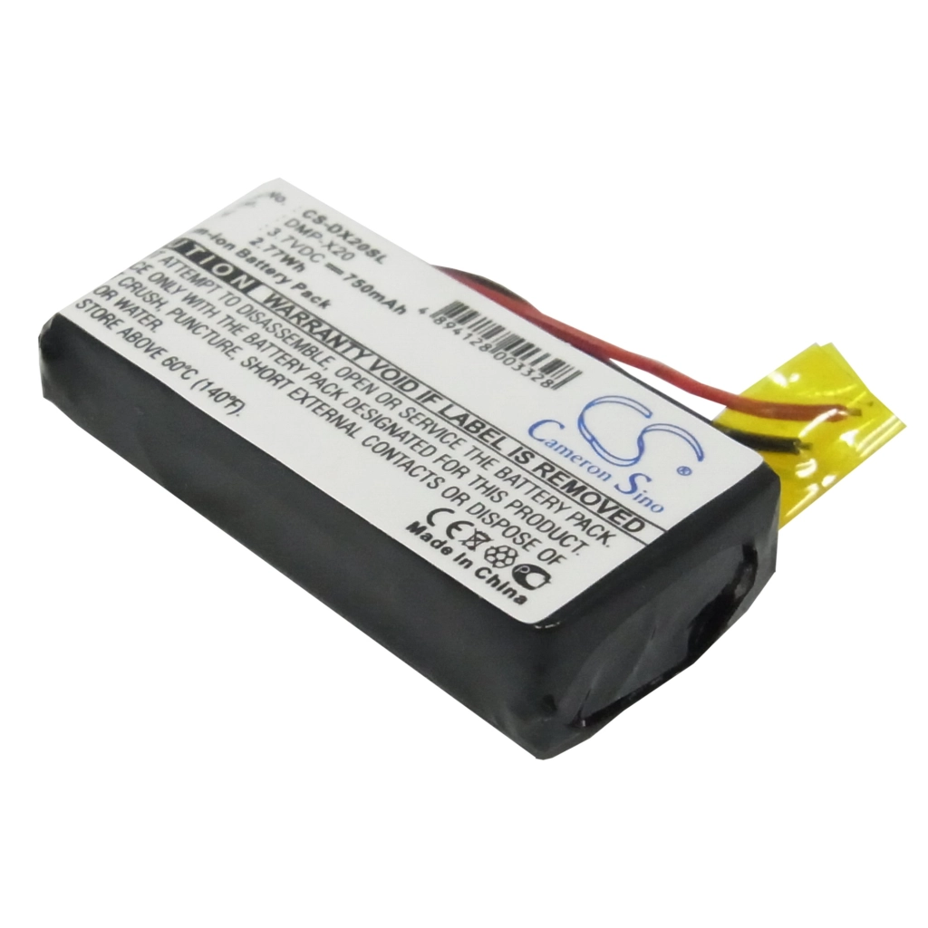 Baterie do odtwarzaczy MP3 Gateway CS-DX20SL
