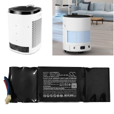 Compatible battery replacement for Ecovacs S06-LI-185-6100,S12-LI-180-4900