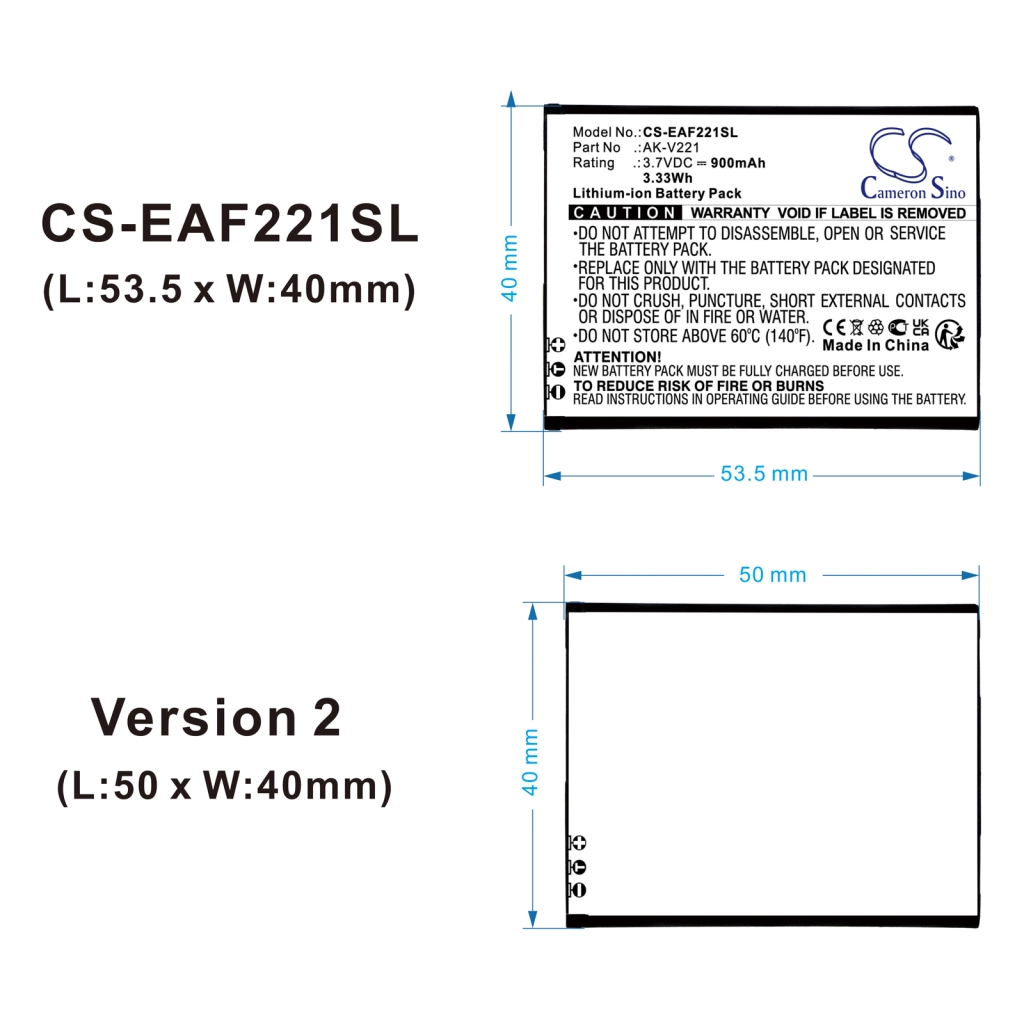 Mobile Phone Battery Emporia CS-EAF221SL