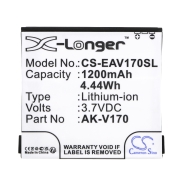 CS-EAV170SL<br />Batteries for   replaces battery AK-V170