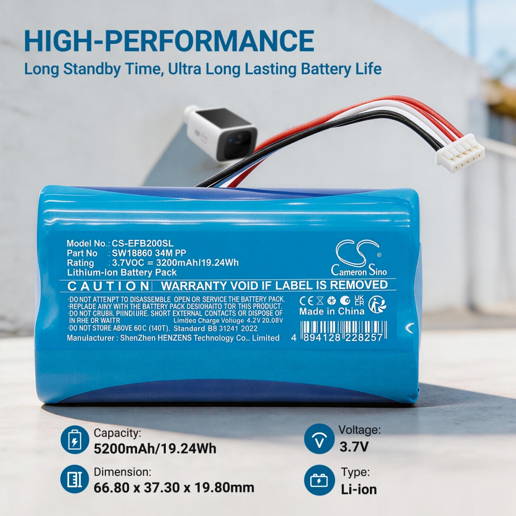 Bateria kompatybilny z Eufy CS-EFB200SL
