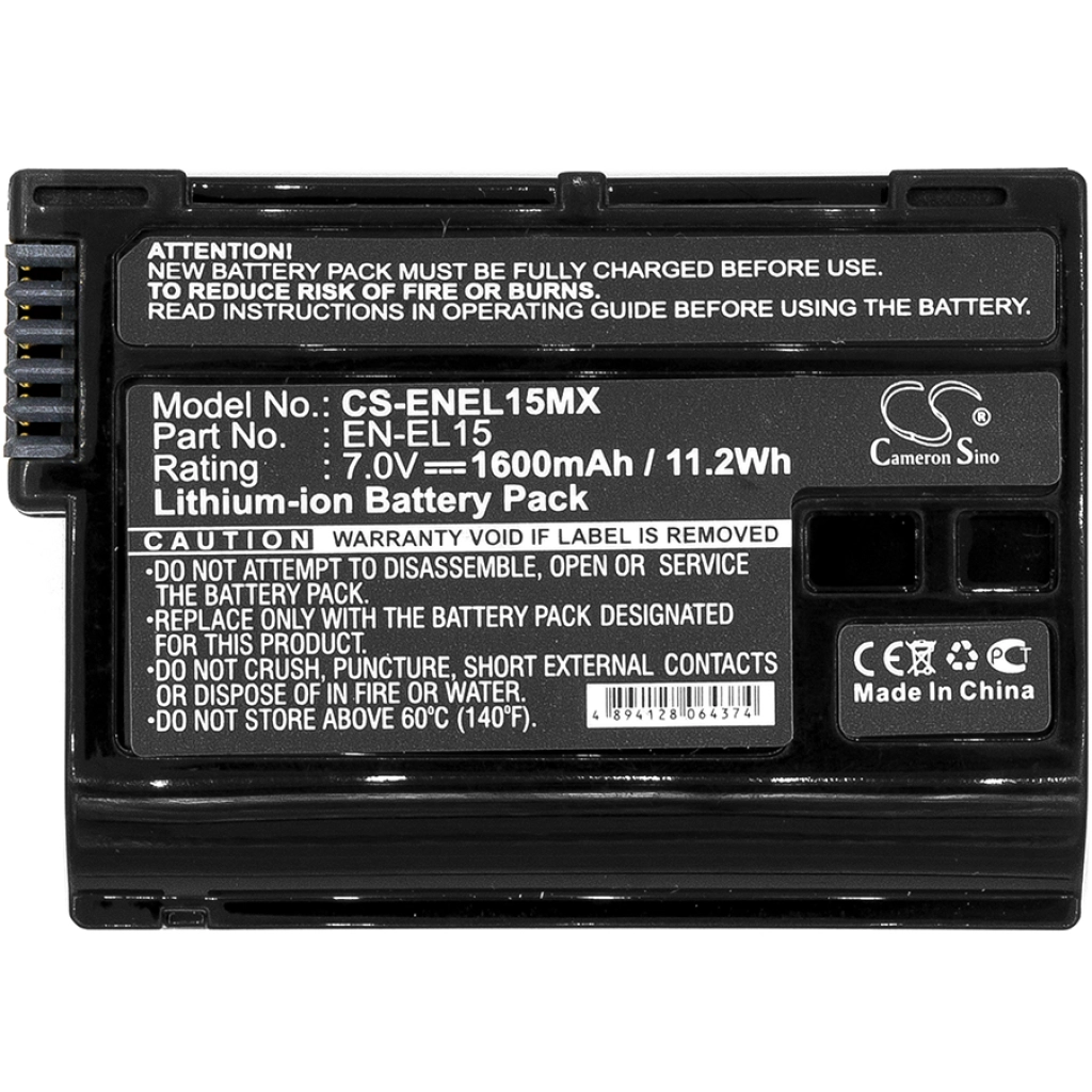 Camera Battery Nikon MB-D15