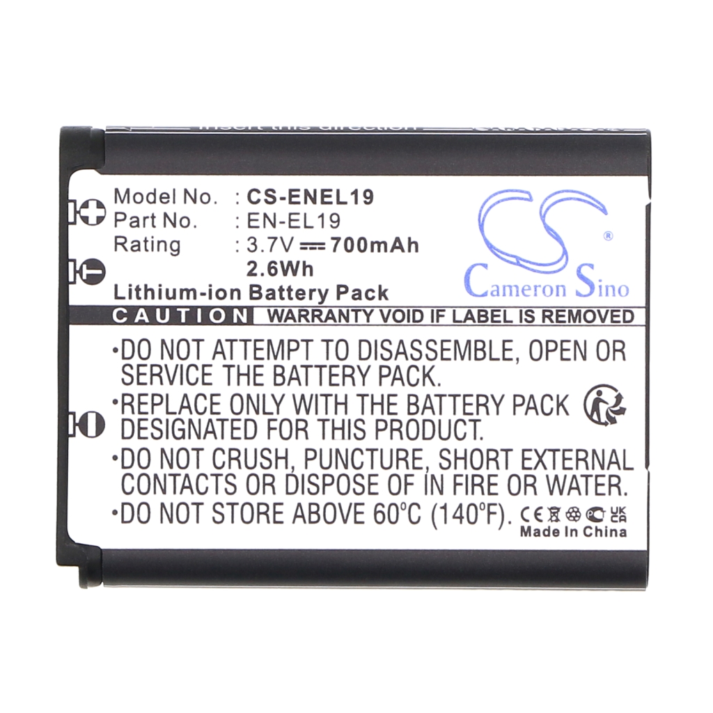 Battery Replaces EN-EL19