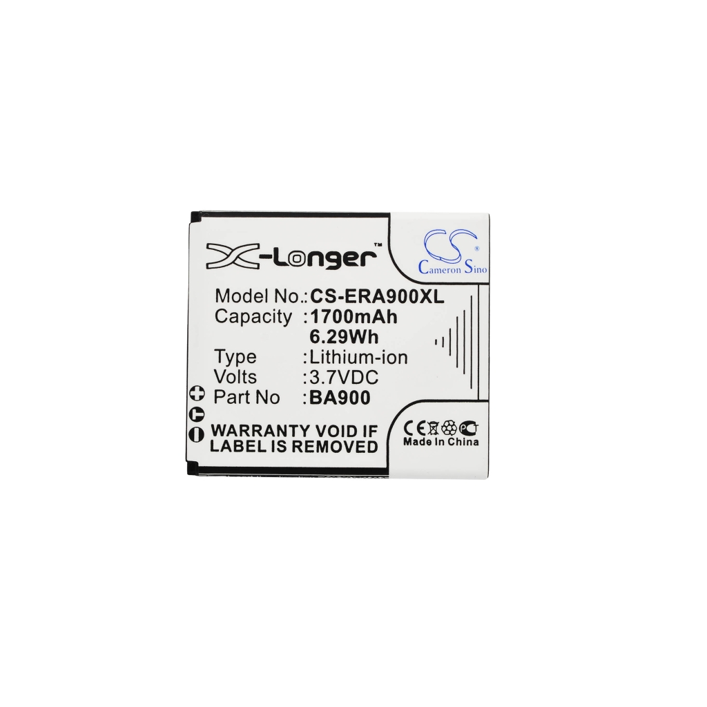 Bateria kompatybilny z Sony Ericsson CS-ERA900XL