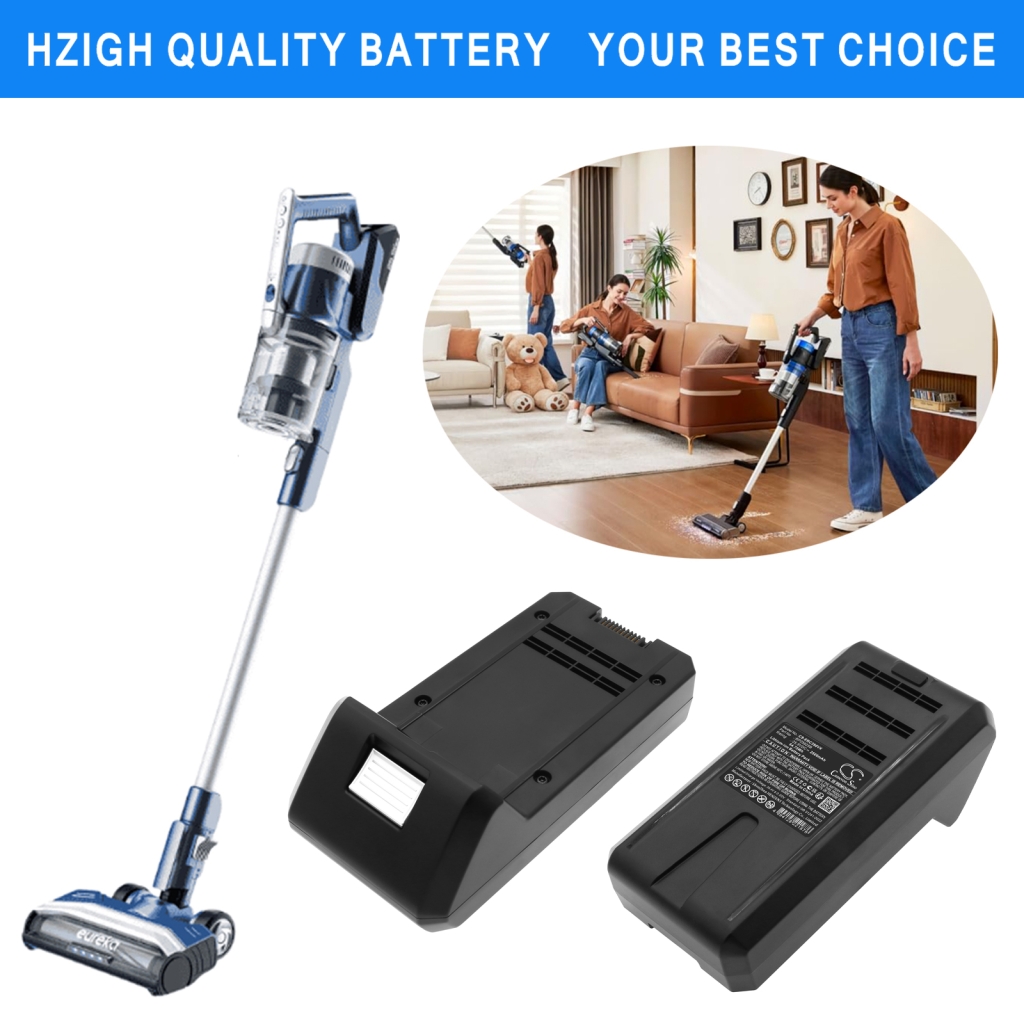 Compatible battery replacement for Eureka BP25925B